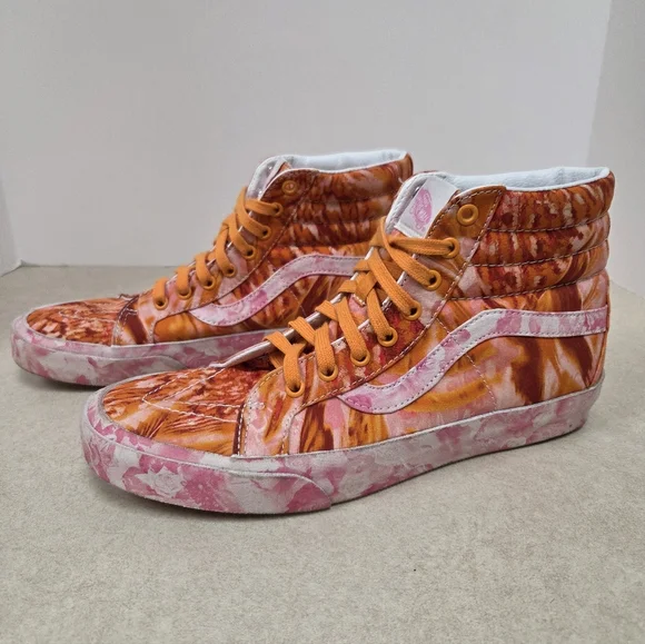 Vans "Collina Strada" SK8-Hi 38 DX Orange & Wht Hightop Sneaker Men's 9.5 Wms 11 - Picture 3 of 7